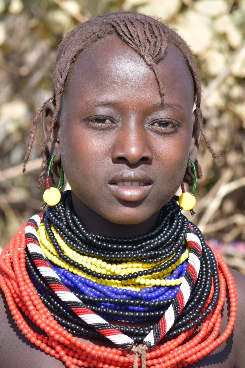 Dassanech traditional hairstyle