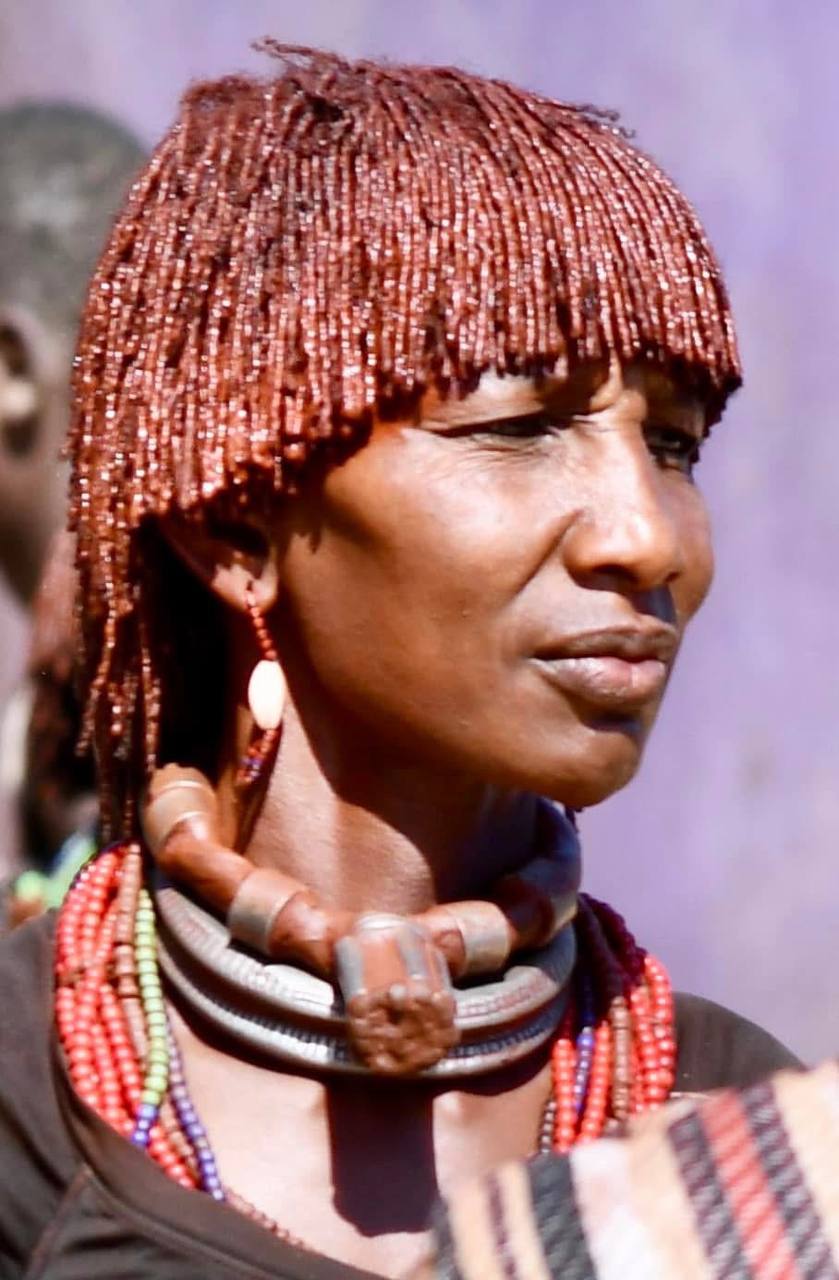 Hamar traditional hairstyle