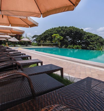 Luxury lodge room with a view