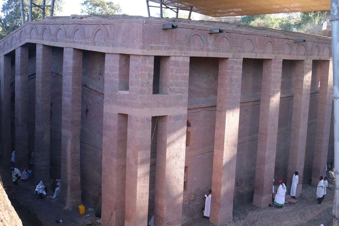 The Northwestern Cluster of churches in Lalibela