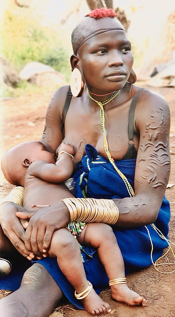 Karo scarification patterns